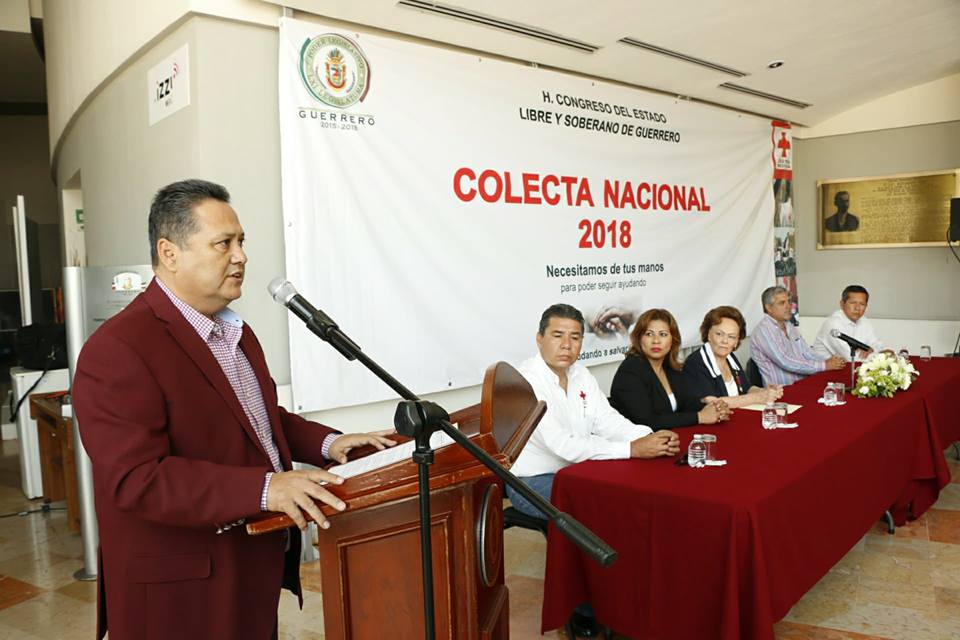 CONGRESO DE GUERRERO ENTREGA DONATIVO A LA CRUZ ROJA MEXICANA