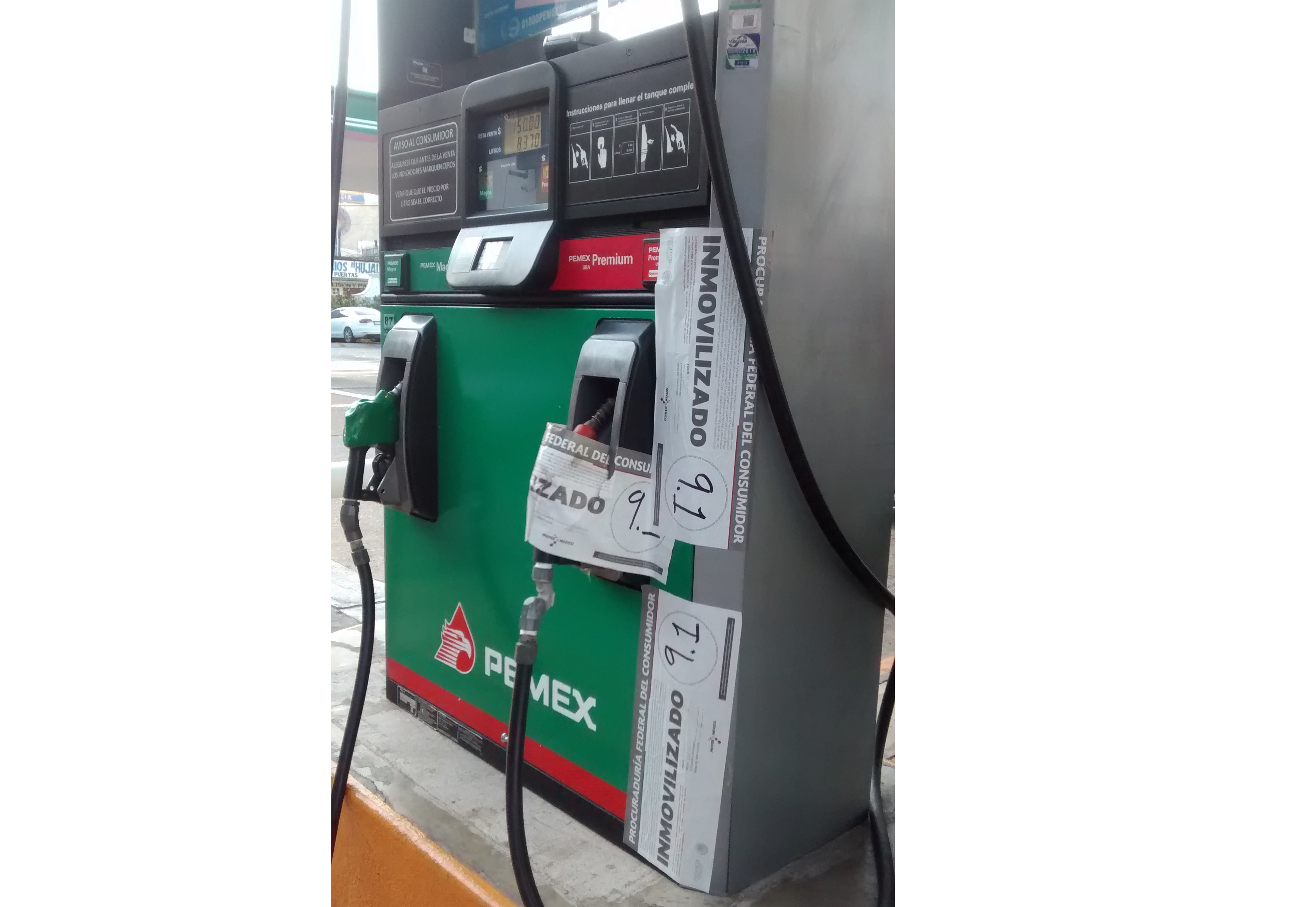 PROFECO INMOVILIZA EN GASOLINERA POR FUGA PERO NO POR VENTA DE LITROS INCOMPLETOS