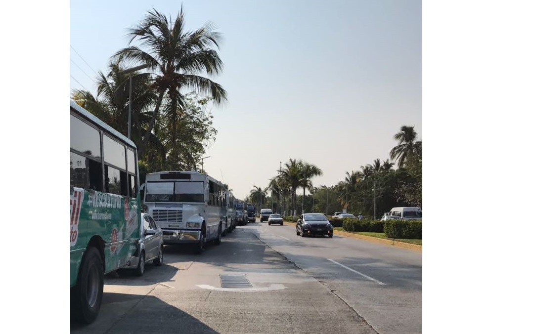 TRANSPORTISTAS DEL BLOQUE 1 PIDEN CONDICIONES DE SEGURIDAD EN ACAPULCO