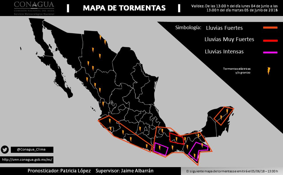 PC PREVÉ LLUVIAS FUERTES POR ZONA DE INESTABILIDAD FRENTE A LAS COSTAS DE GUERRERO