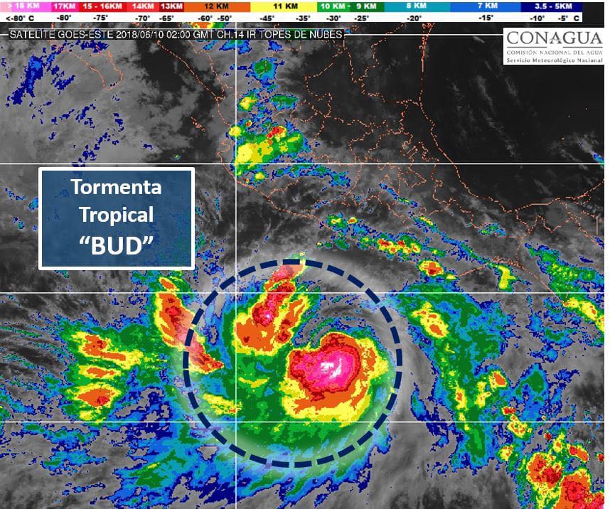 ALERTA EN GUERRERO POR TORMENTA TROPICAL ‘BUD’