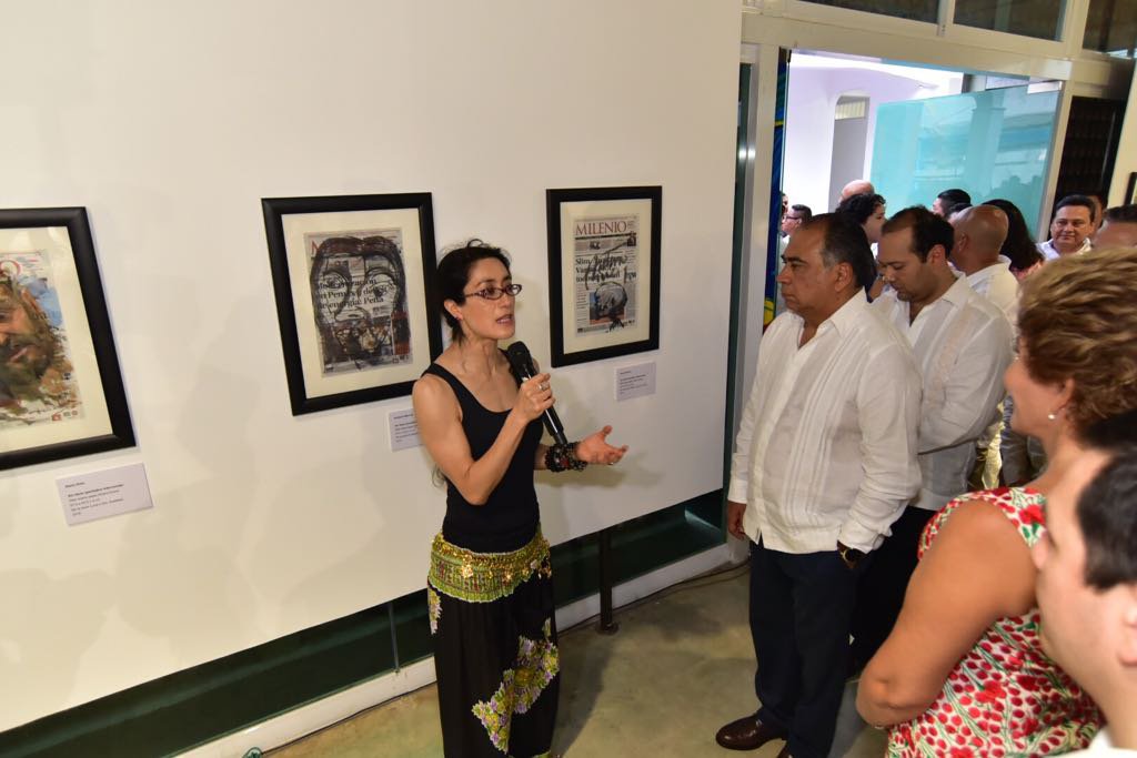 EXPOSICIÓN 100 ARTISTAS 100 PORTADAS DE MILENIO DIARIO EN ACAPULCO