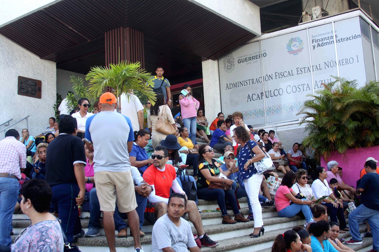 CETEG EN ACAPULCO TOMA OFICINAS RECAUDADORAS