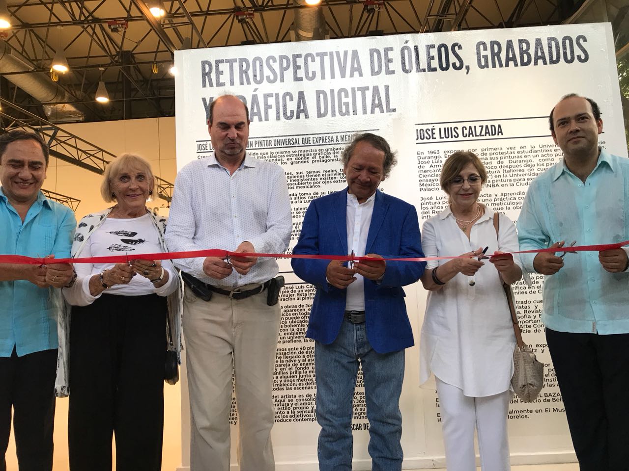 INAUGURAN RETROSPECTIVA DE ÓLEOS GRABADOS Y GRÁFICA DIGITAL