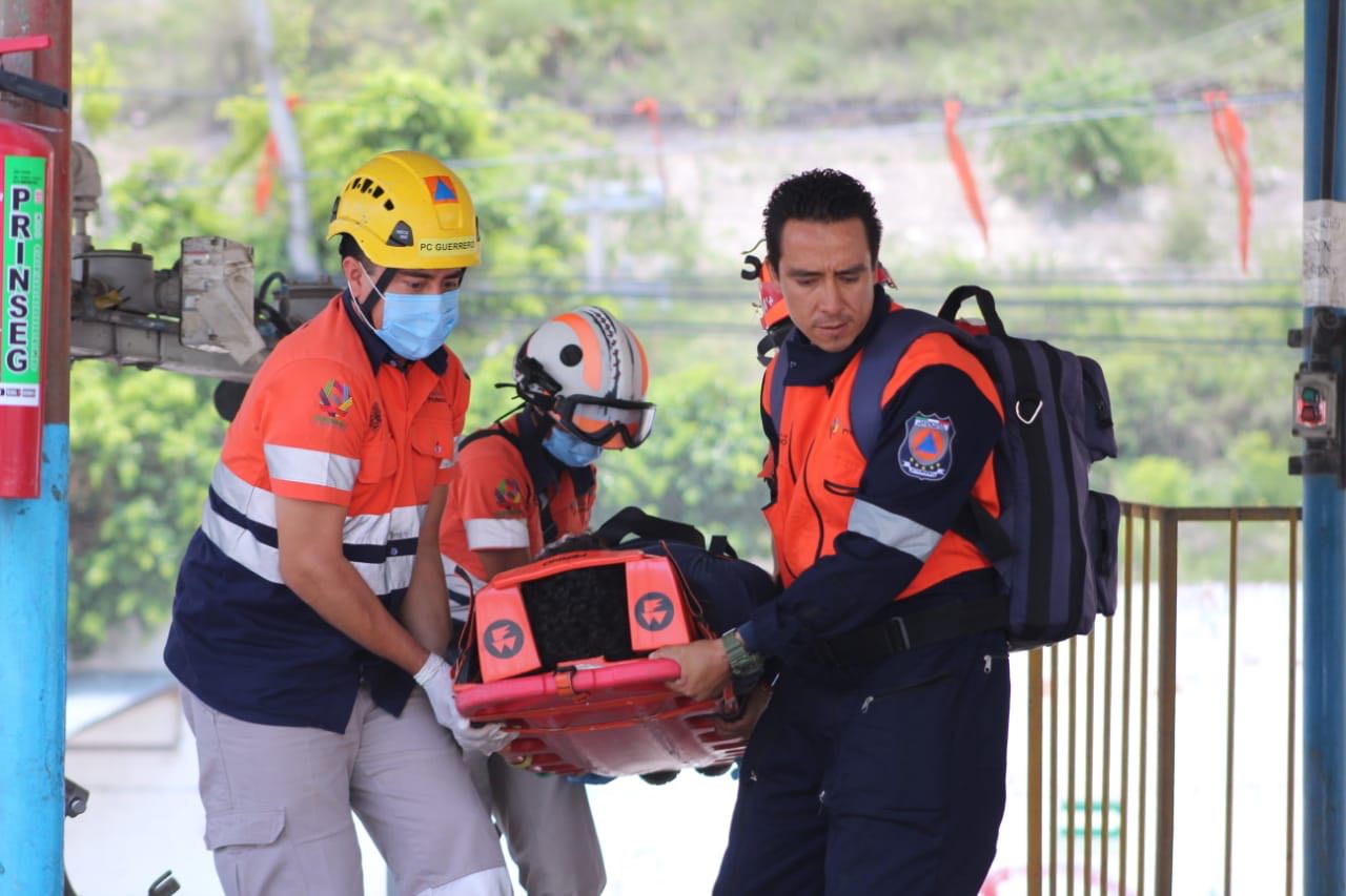 SPCGRO REALIZA SIMULACRO DE FUGA DE SUSTANCIAS PELIGROSAS EN CHILPANCINGO
