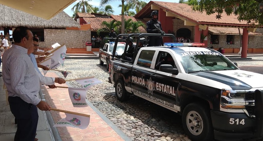 GRUPO DE OPERACIONES ESPECIALES “JAGUAR” LLEGA A ZIHUATANEJO