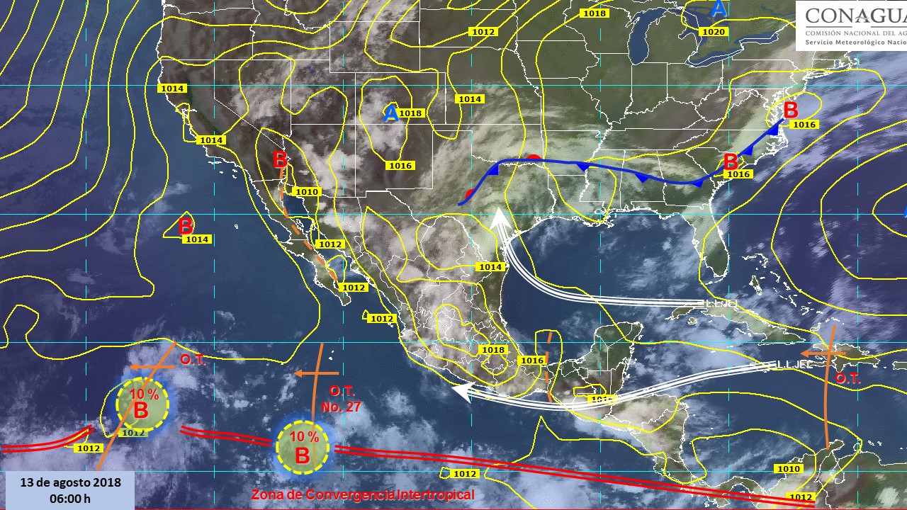 SPCGRO EMITIÓ AVISO PREVENTIVO ANTE PRONÓSTICO DE LLUVIAS FUERTES PARA LOS PRÓXIMOS DÍAS EN GUERRERO