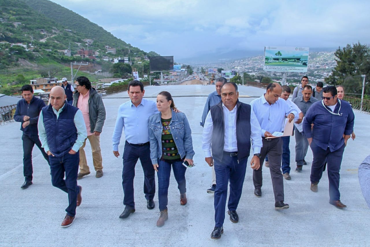 DISTRIBUIDOR CHICHIHUALCO CON MÁS DEL 70% DE AVANCE; DARÁ FLUIDEZ A LA CIRCULACIÓN HACIA A ACAPULCO Y LAS COSTAS DISTRIBUIDOR CHICHIHUALCO CON MÁS DEL 70% DE AVANCE; DARÁ FLUIDEZ A LA CIRCULACIÓN HACIA A ACAPULCO Y LAS COSTAS