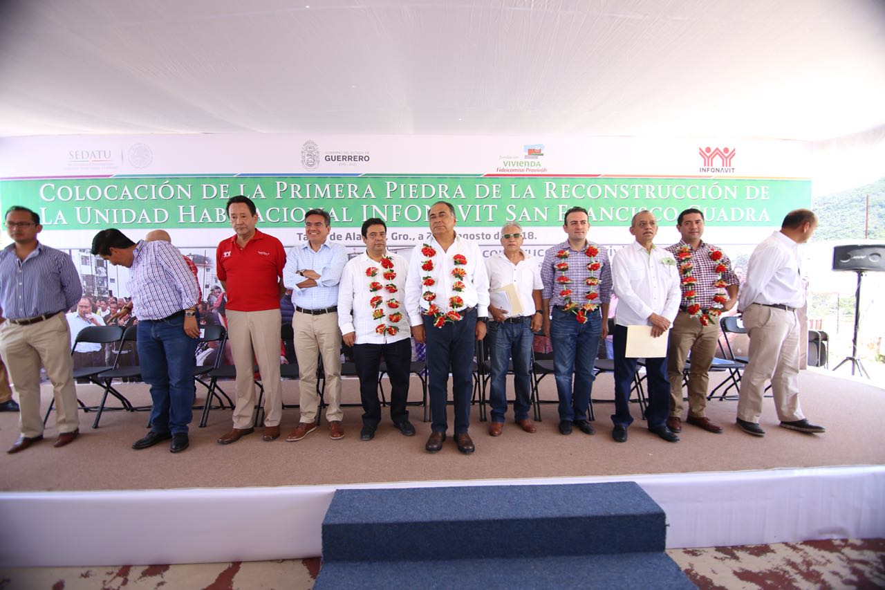 COLOCA ASTUDILLO LA PRIMERA PIEDRA DE LA RECONSTRUCCIÓN DEL INFONAVIT SAN FRANCISCO CUADRA EN TAXCO COLOCA ASTUDILLO LA PRIMERA PIEDRA DE LA RECONSTRUCCIÓN DEL INFONAVIT SAN FRANCISCO CUADRA EN TAXCO