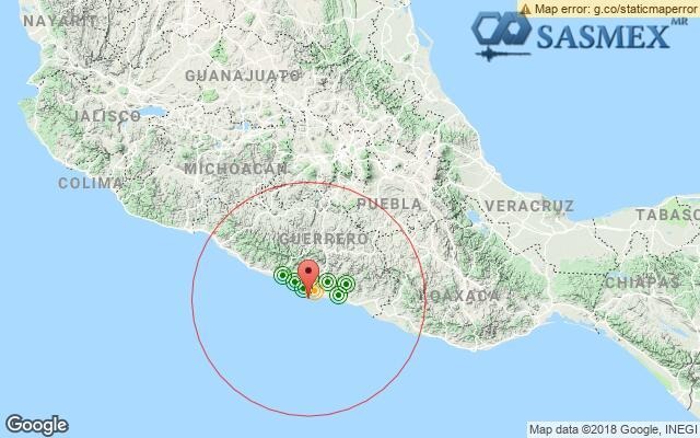 SIN DAÑOS EN GUERRERO POR SISMO DE 4.3 GRADOS