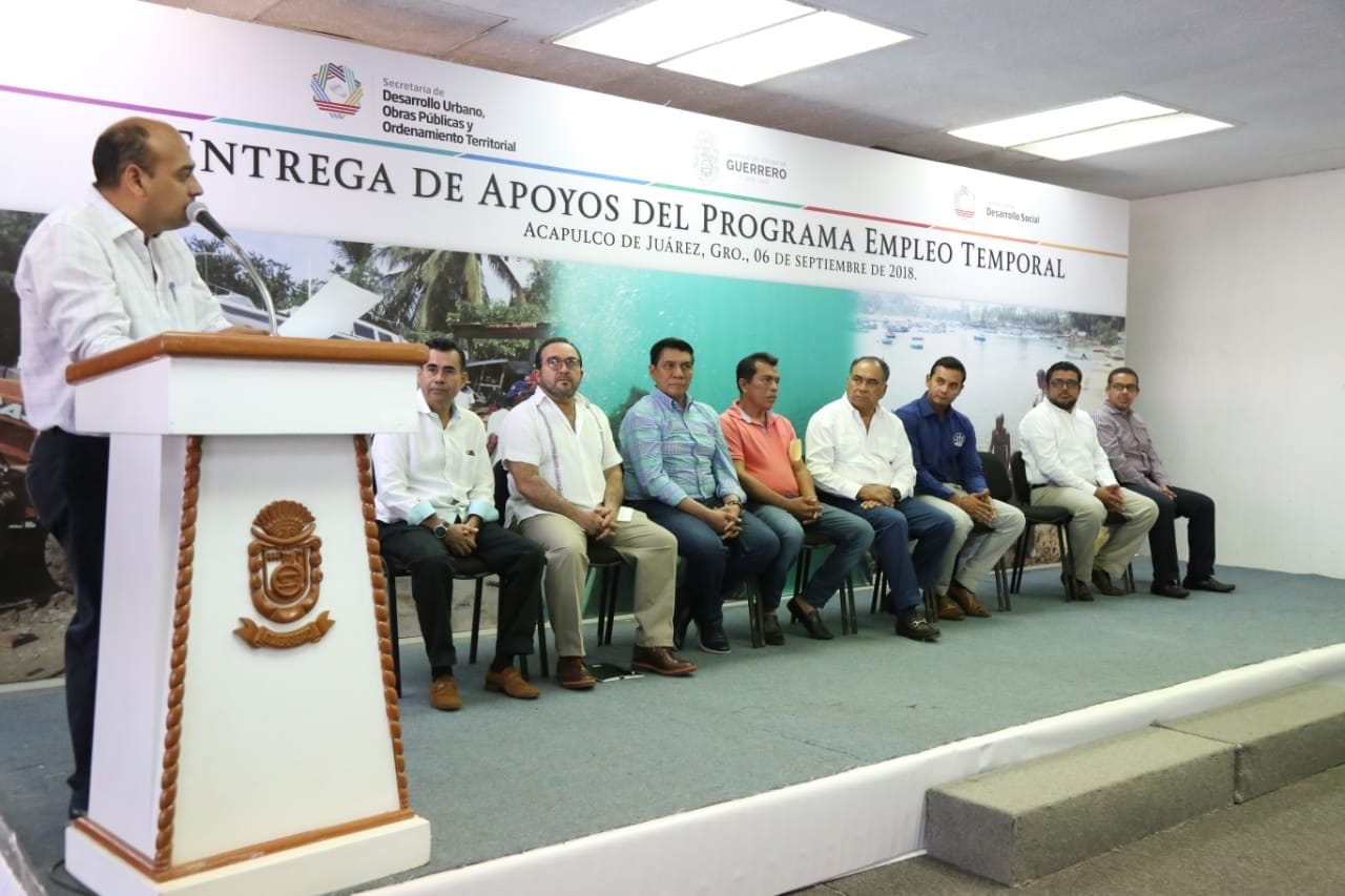 APOYA HAF A PESCADORES, COOPERATIVISTAS Y HABITANTES DE ACAPULCO CON EL PROGRAMA EMPLEO TEMPORAL