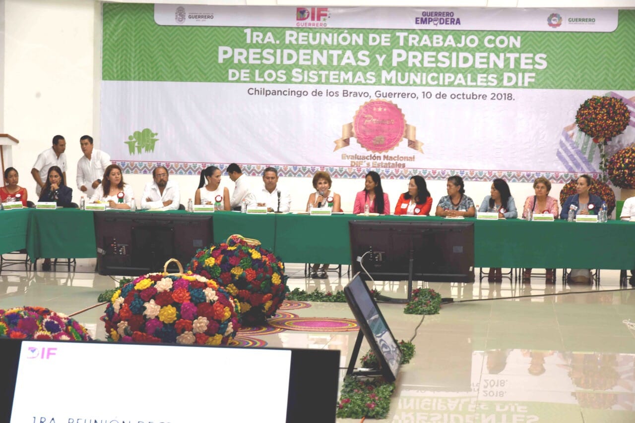 PRESIDENTA DEL DIF CONVOCA A TRABAJAR EN LOS 81 MUNICIPIOS DE GUERRERO