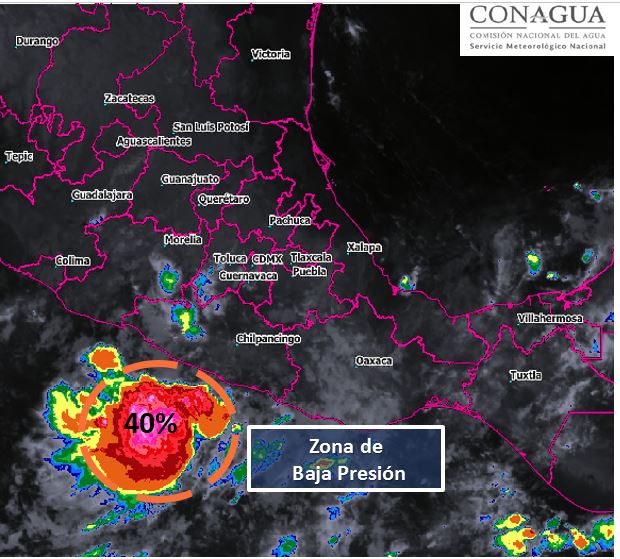 LLUVIAS FUERTES EN GUERRERO POR POTENCIAL CLÓNICO