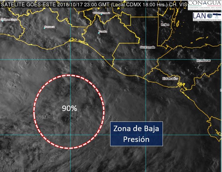 SPCGRO ANUNCIA LLUVIAS FUERTES PARA GUERRERO EN LAS PRÓXIMAS HORAS