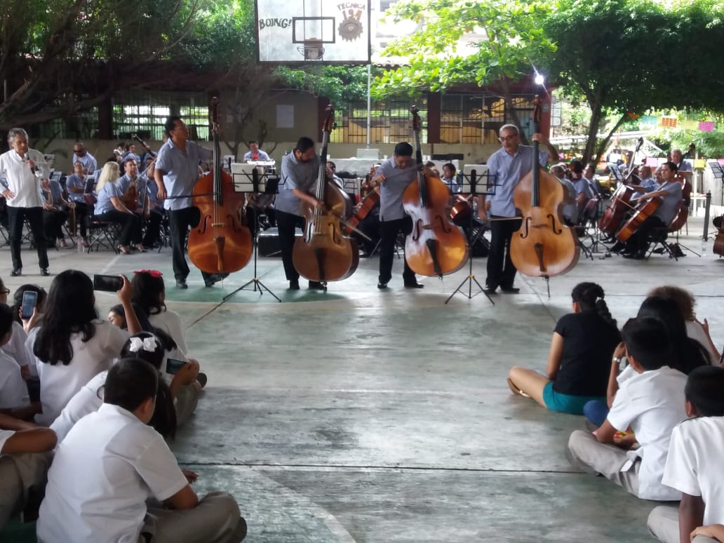 OFA LLEVA LA MÚSICA A MÁS DE 600 ESTUDIANTES DE EL COLOSO