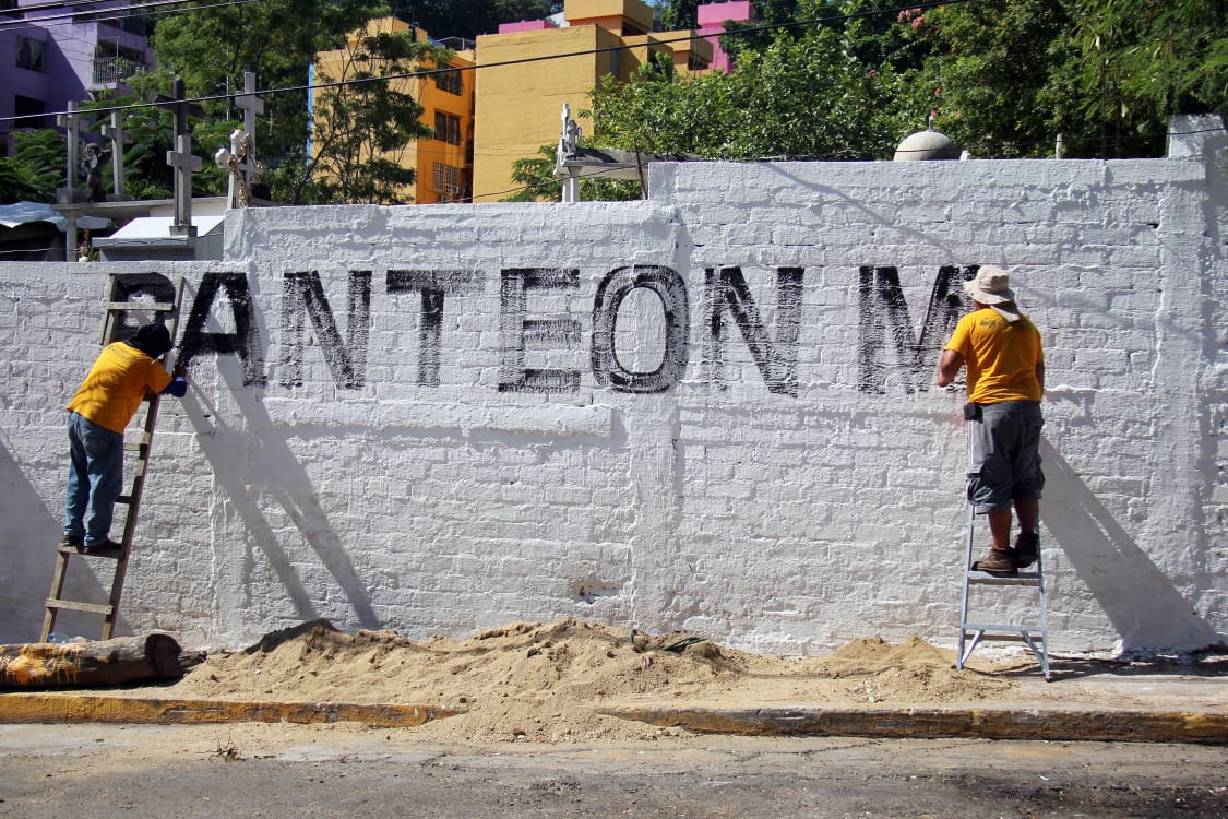 LISTOS PANTEONES PARA ARRIBO MASIVO DE VISITANTES