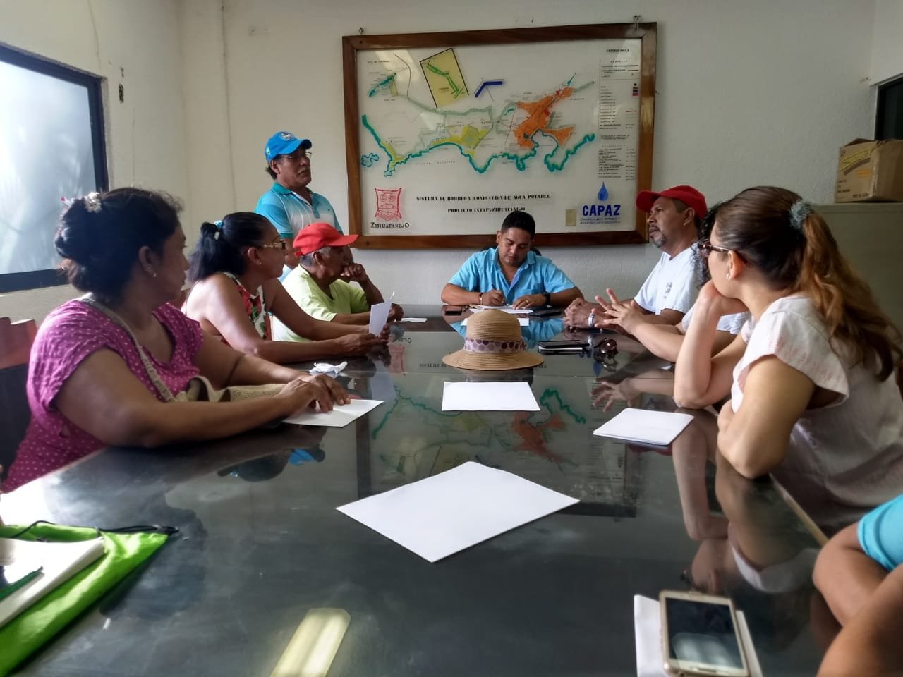 LÍDERES DE LA ZONA BUENOS AIRES PIDEN A CAPAZ REPARAR TANQUE DE AGUA