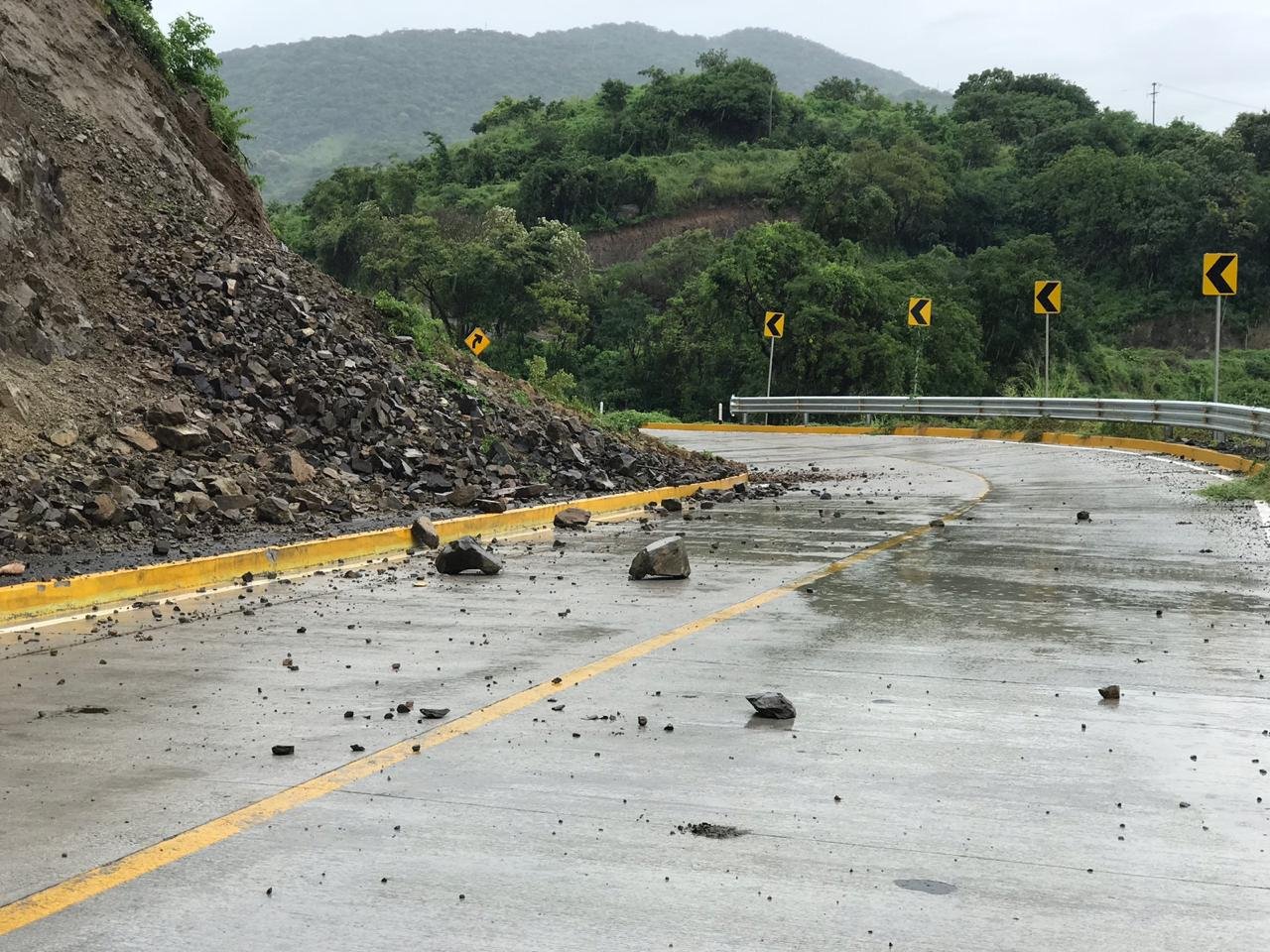 ÁRBOLES CAÍDOS, DESLAVES E INUNDACIONES DEJA “VICENTE” A SU PASO POR ZIHUATANEJO 