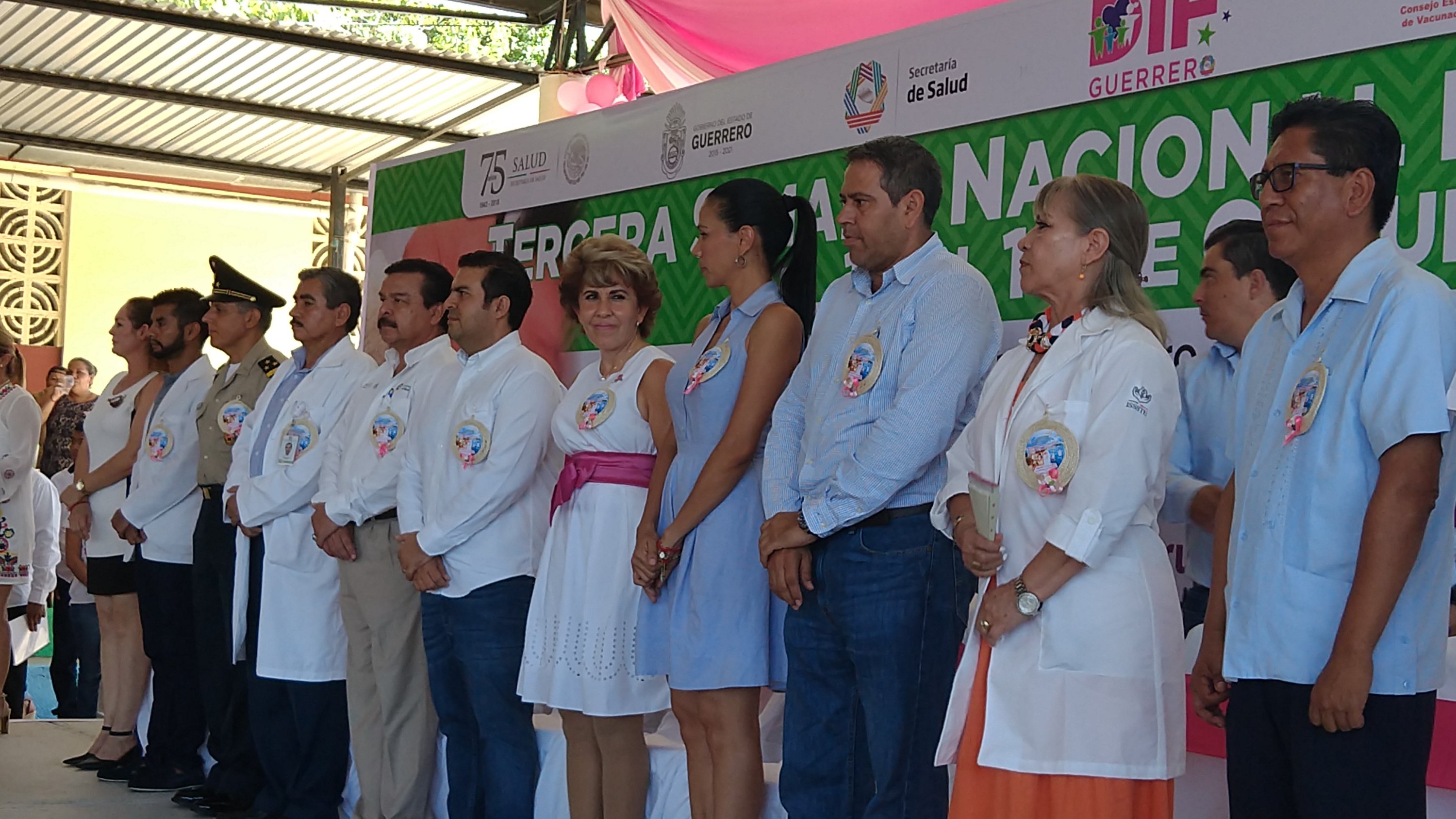 MERCEDES CALVO ARRANCA EN ZIHUATANEJO LA TERCERA SEMANA NACIONAL DE SALUD 