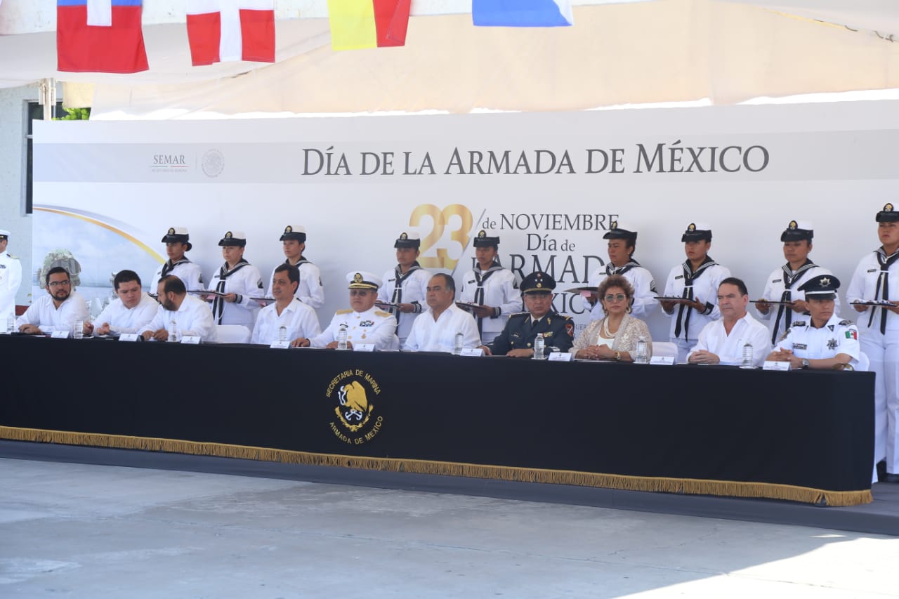 ENCABEZA ASTUDILLO CEREMONIA DEL DÍA DE LA ARMADA DE MÉXICO