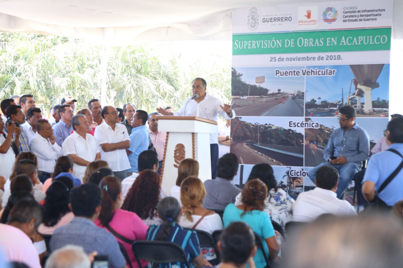 SUPERVISA ASTUDILLO AVANCE DE OBRAS EN ZONA DIAMANTE