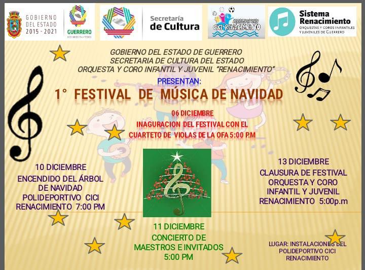 ORQUESTA, CORO INFANTIL  Y JUVENIL RENACIMIENTO PREPARA SU PRIMER FESTIVAL DE MÚSICA DE NAVIDAD