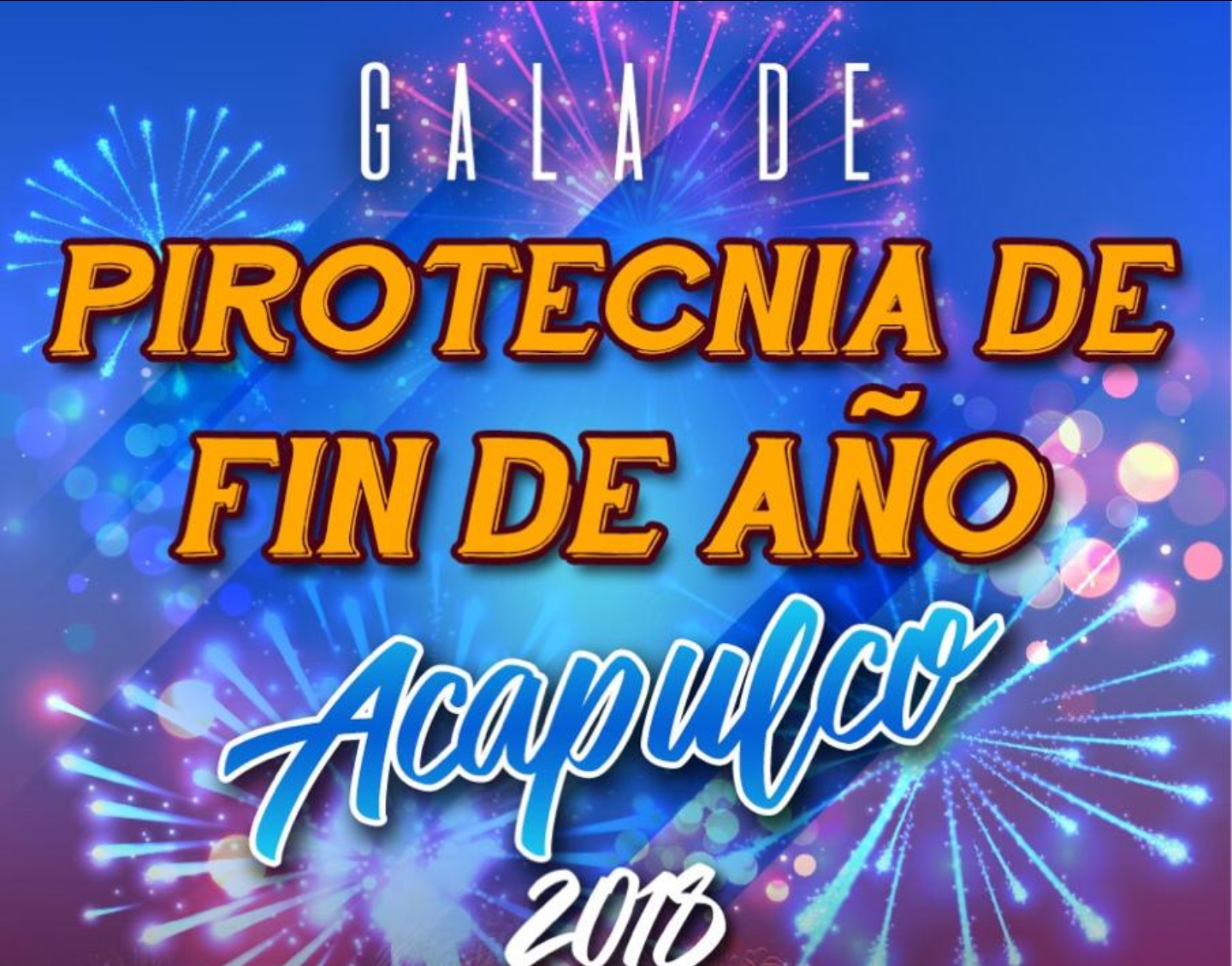 TODO LISTO PARA CERRAR EL AÑO CON GALA DE PIROTECNIA