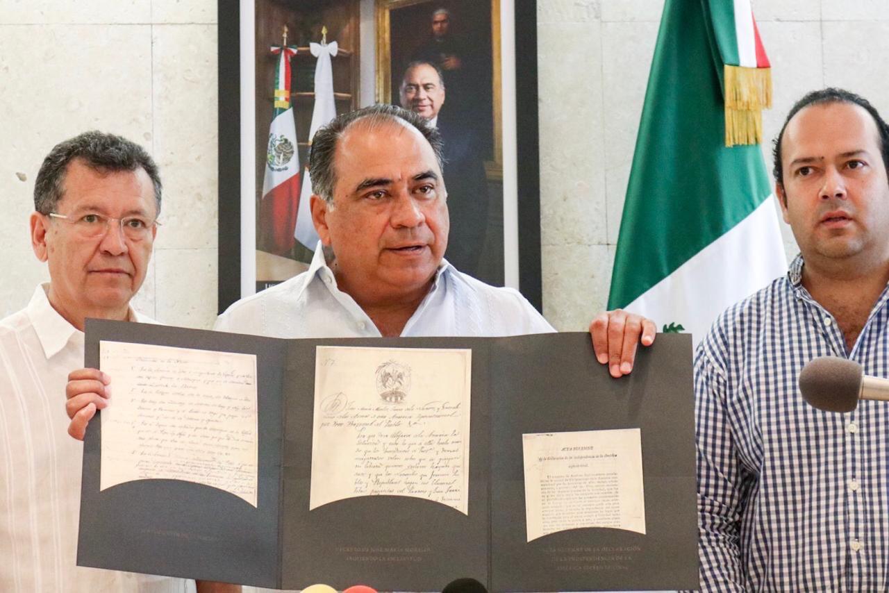 ASTUDILLO ENVÍA A QUADRI DOCUMENTOS HISTÓRICOS DE GUERRERO