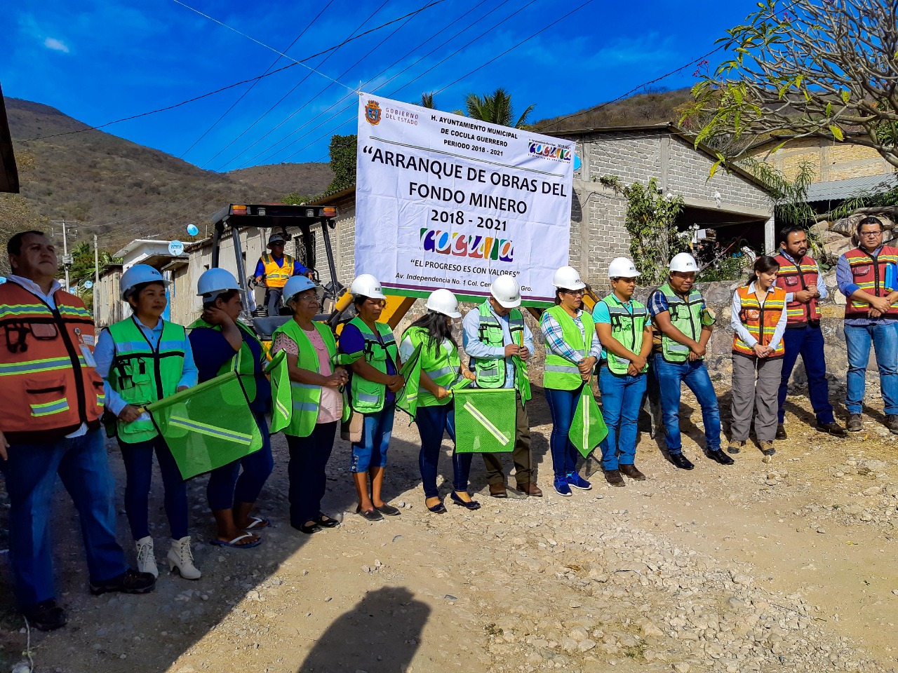 ARRANCAN OBRAS FONDO MINERO EN COCULA CON 31 MDP