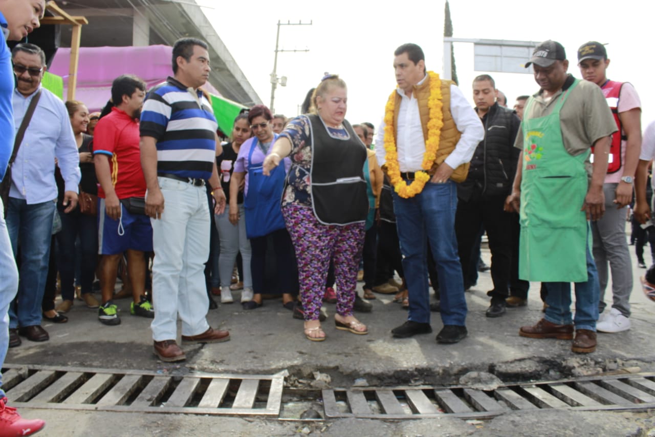 PIDE ANTONIO GASPAR COLABORACIÓN A COMERCIANTES PARA REORDENAR Y MEJORAR EL MERCADO BALTAZAR R. LEYVA MANCILLA