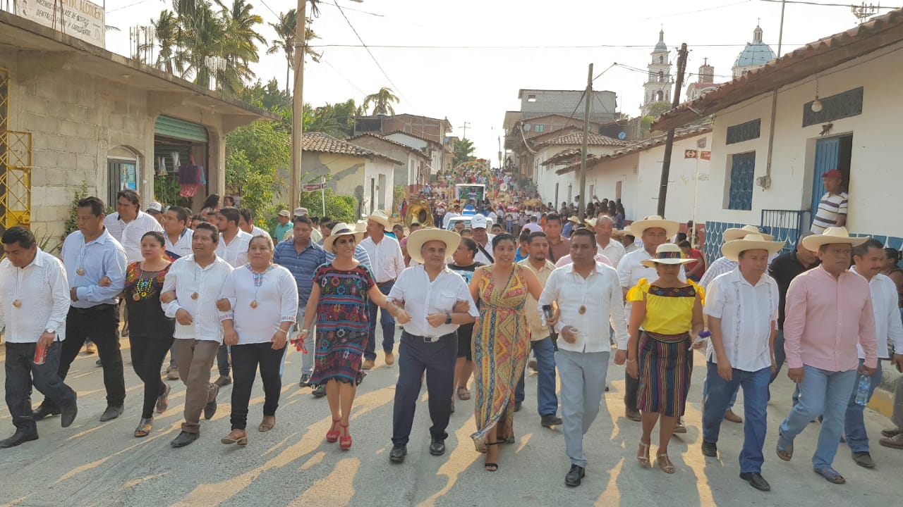 CELEBRA AÑORVE PASEO DEL PENDÓN EN SAN LUIS ACATLÁN