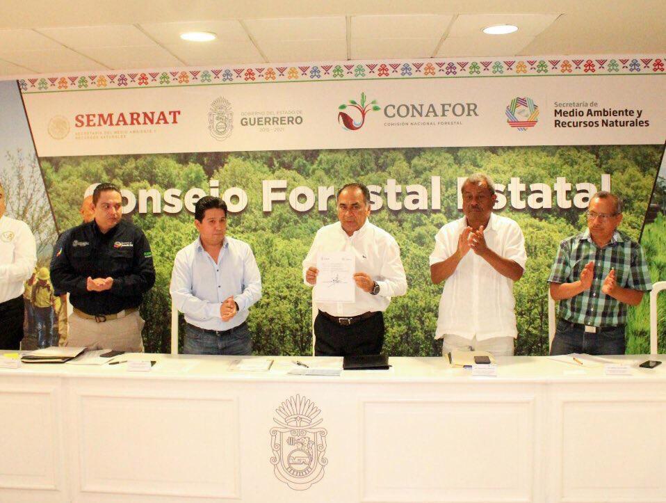 SE REÚNE CONSEJO FORESTAL ESTATAL EN GUERRERO