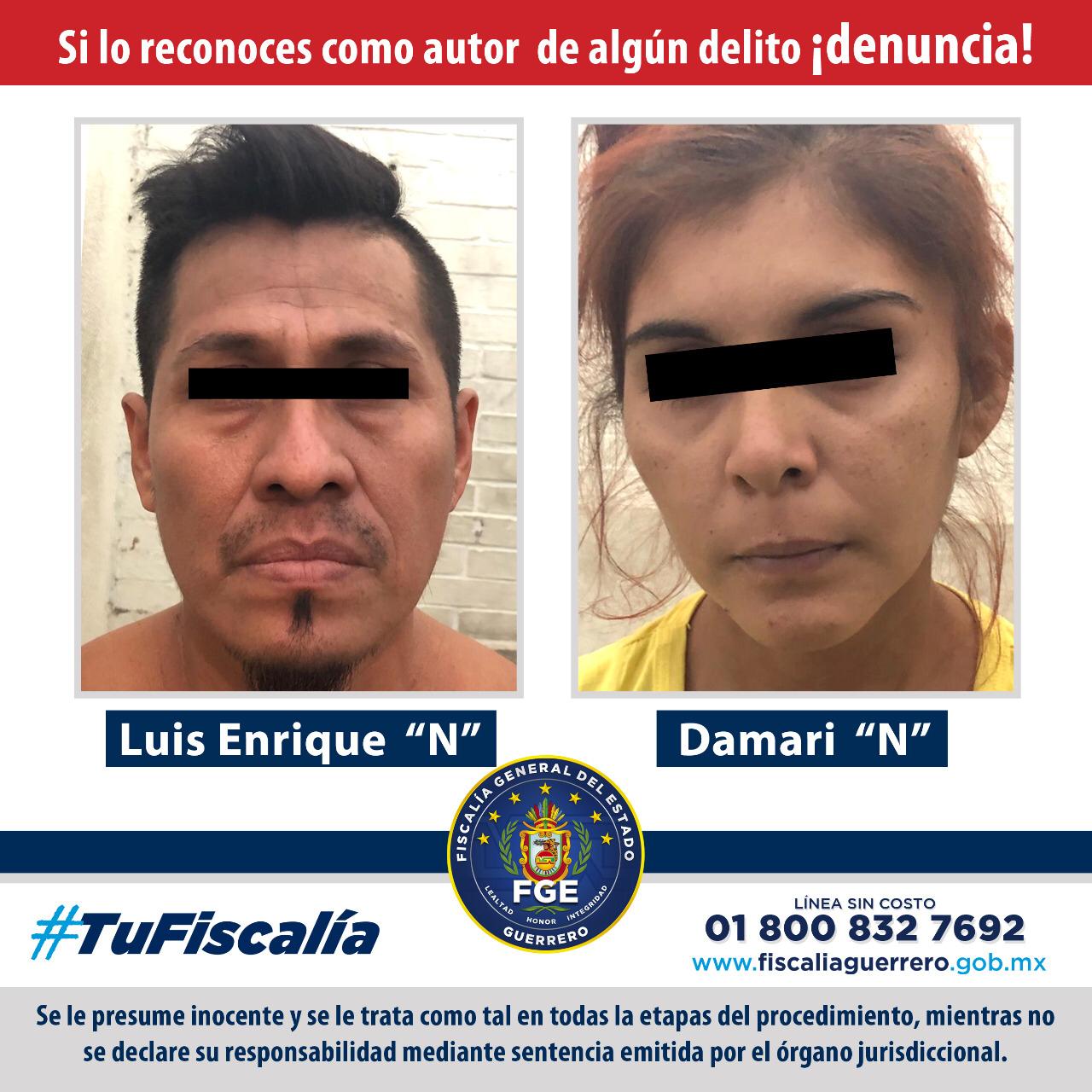 FGE DETIENE A DOS MIEMBROS DE BANDA DELICTIVA EN ACAPULCO