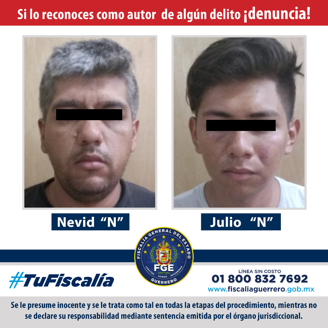 FGE DETIENE A ASALTANTES EN IGUALA