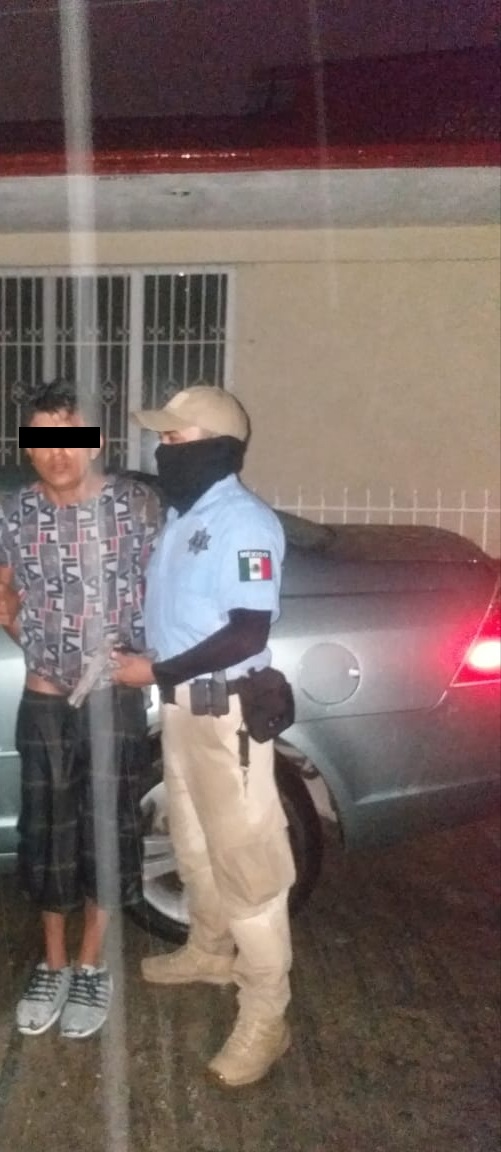 DETIENE LA SSP A UN HOMBRE POR PORTACIÓN DE ARMA DE FUEGO