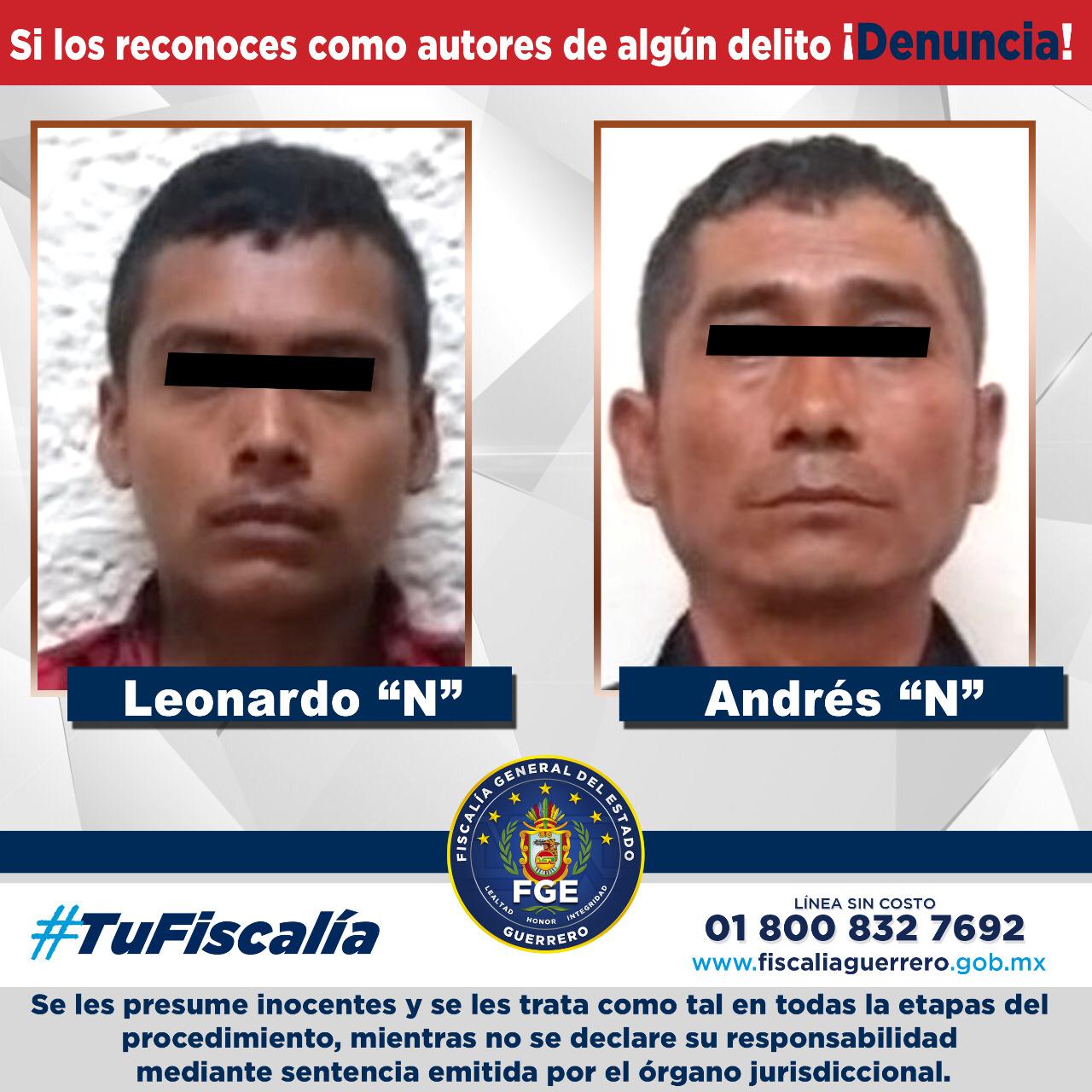 FGE CAPTURA A DOS SECUESTRADORES EN IGUALA