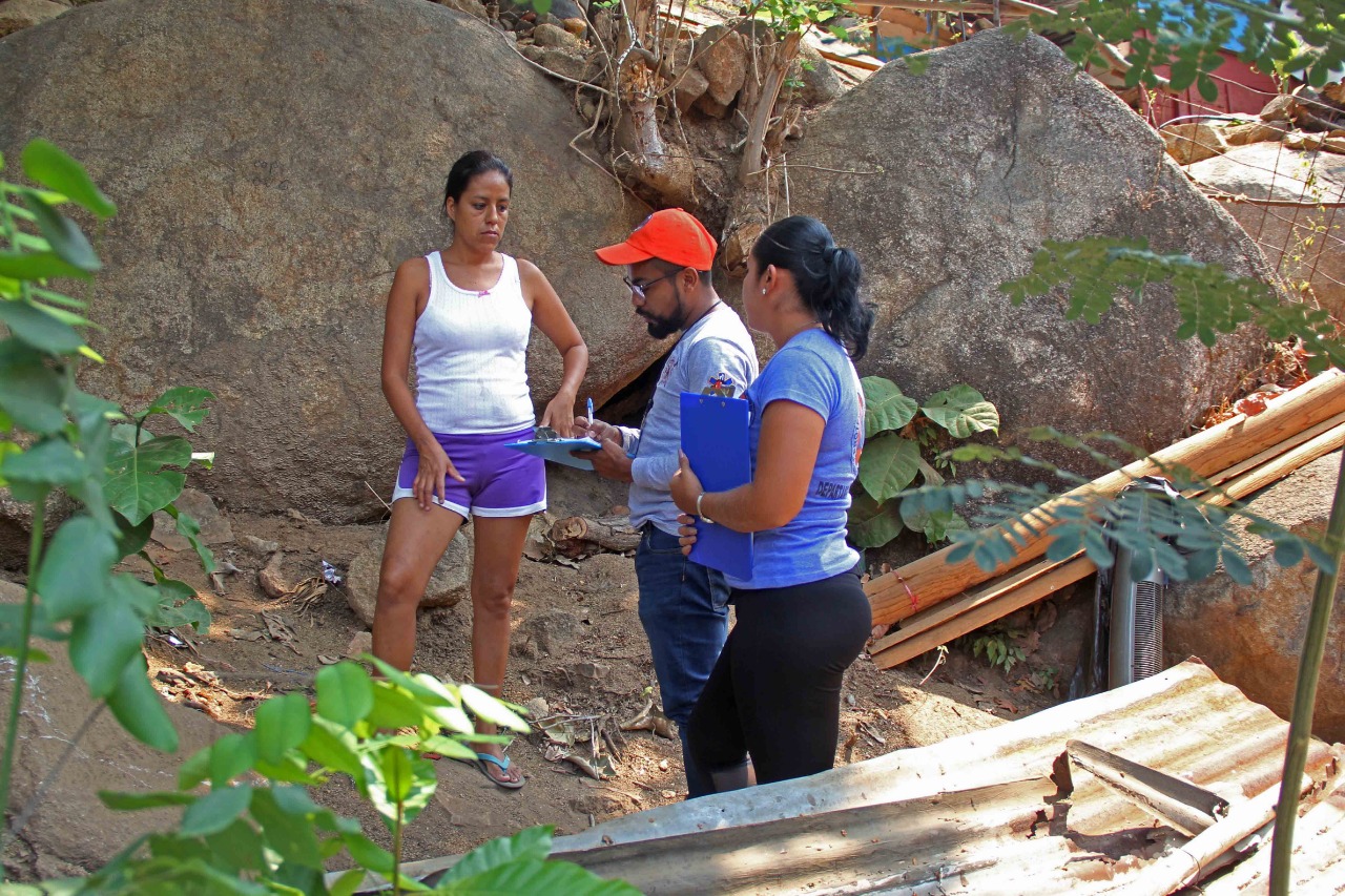 MÁS DE 4 MIL NOTIFICACIONES HIZO PC A FAMILIAS EN RIESTO Y ALTO RIESGO EN ACAPULCO