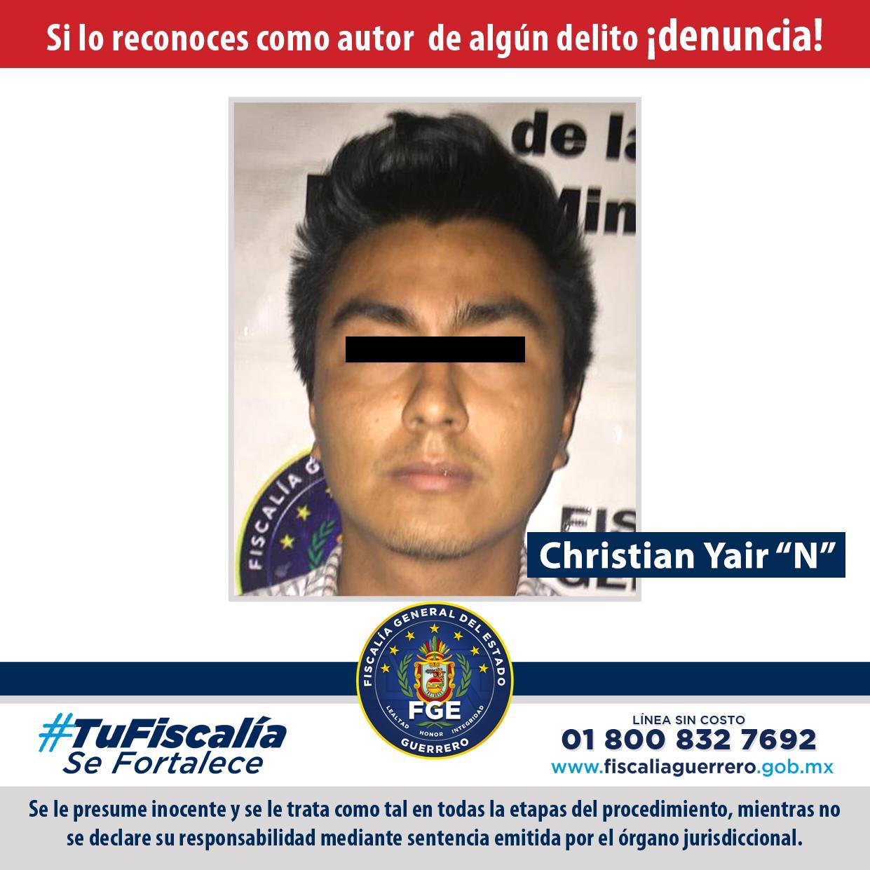 FGE APREHENDE A POSIBLE ASESINO DE SALVADOR “N” EN CHILPANCINGO