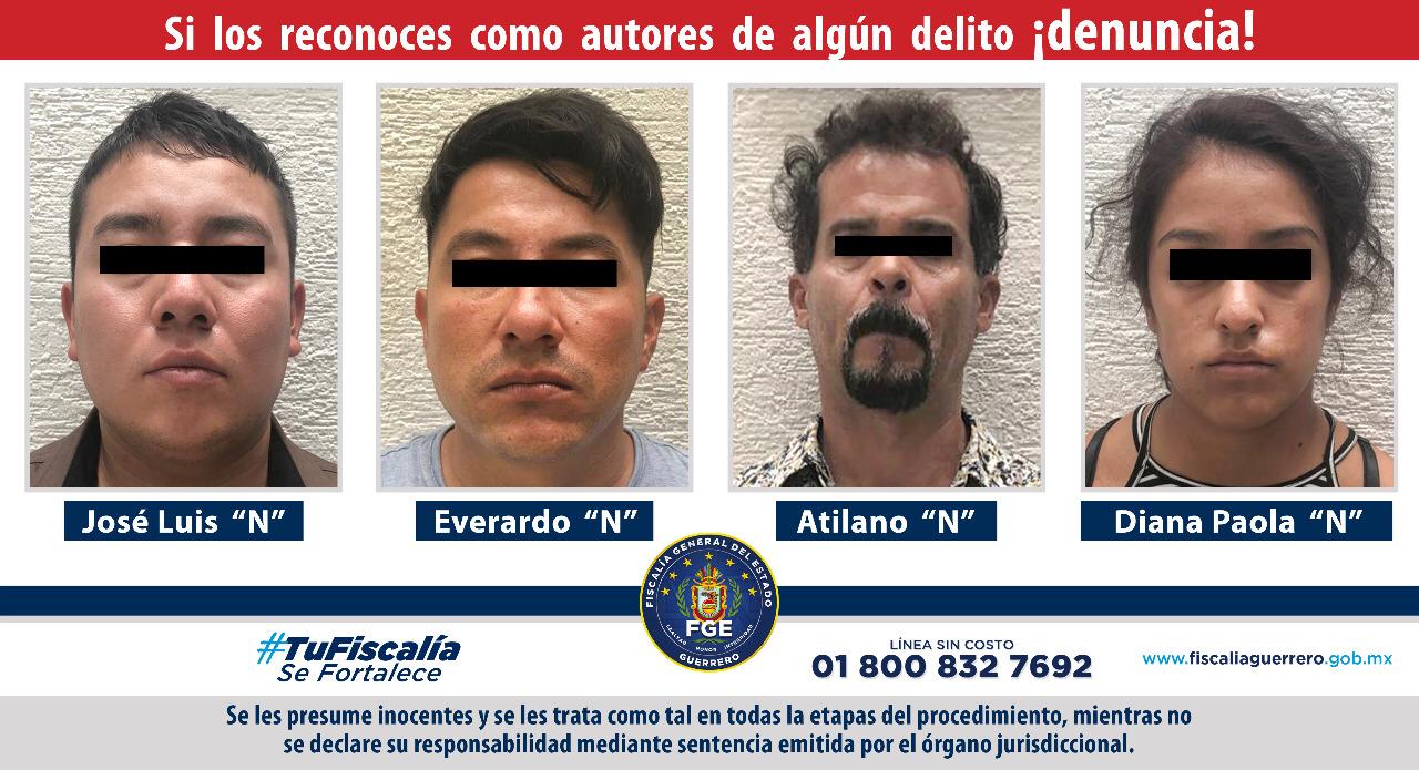 FGE DETIENE A CUATRO SECUESTRADORES Y LIBERAN A MENOR DE EDAD