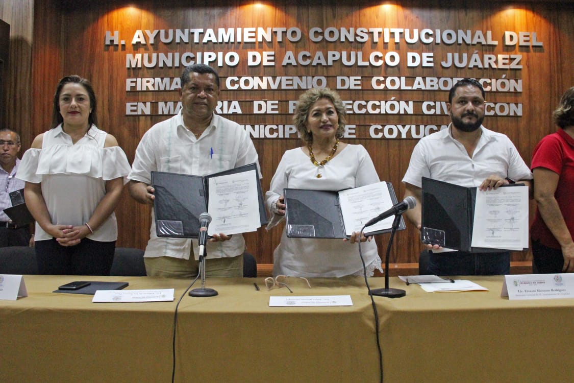 FIRMA CONVENIO GOBIERNO DE ACAPULCO Y COYUCA