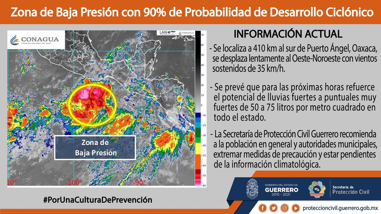 SPCGRO ALERTA POR LLUVIAS FUERTES