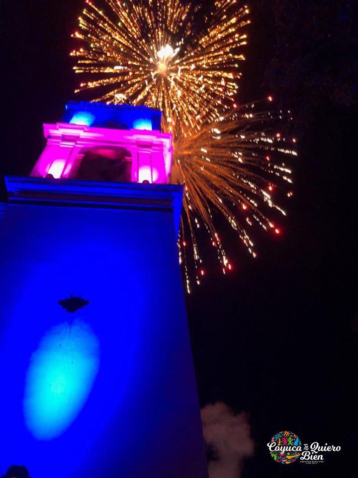 PARROQUIA SAN MIGUEL ARCÁNGEL SE VISTE DE COLOR EN COYUCA DE BENÍTEZ