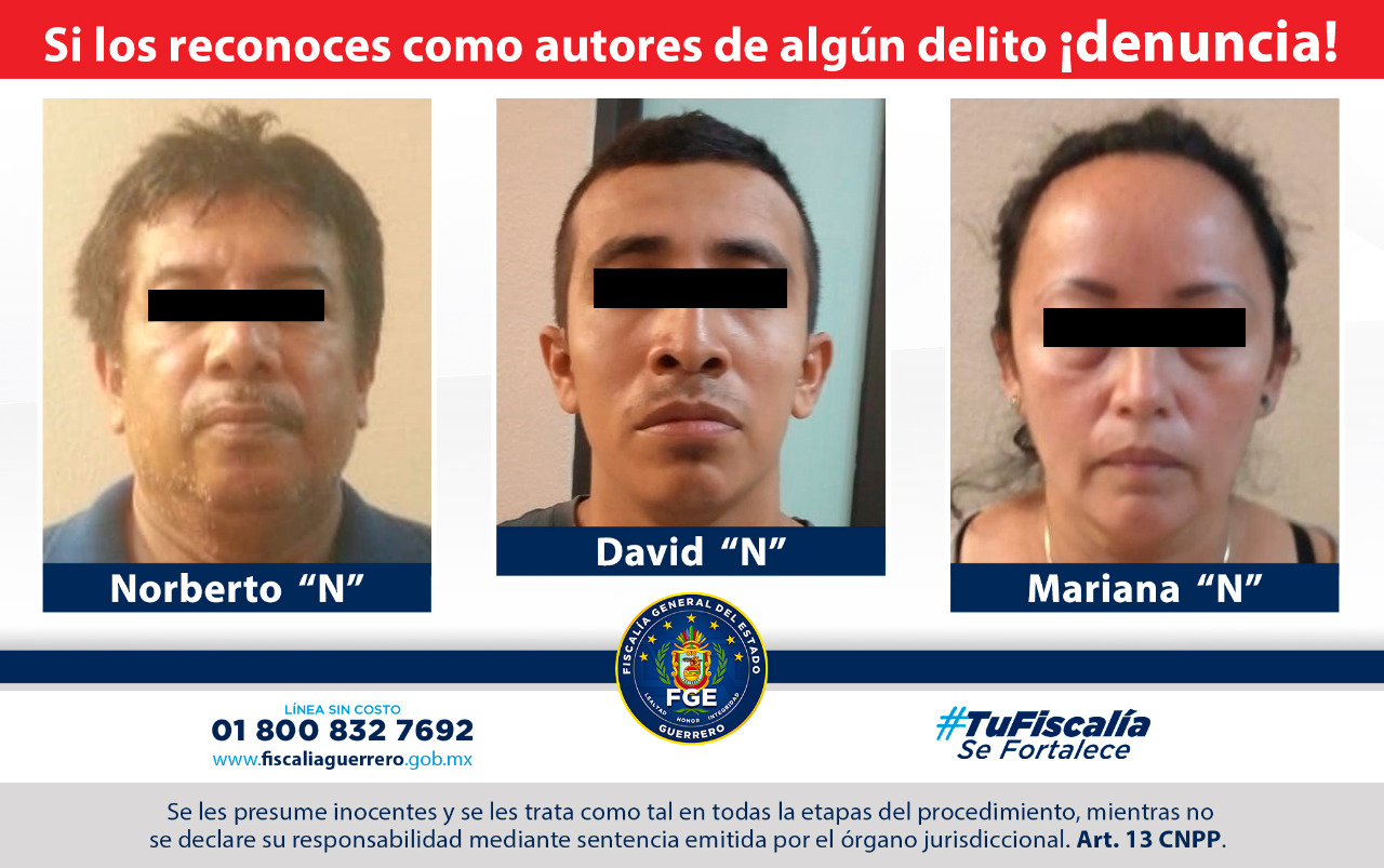 Procesan a 3 presuntos secuestradores de un hombre en Xaltianguis, Acapulco