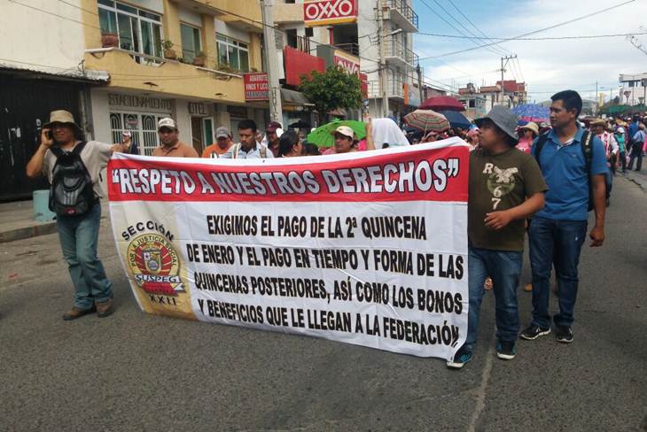 Paraliza SUSPEG Chilpancingo; bloquean la Autopista del Sol y avenidas