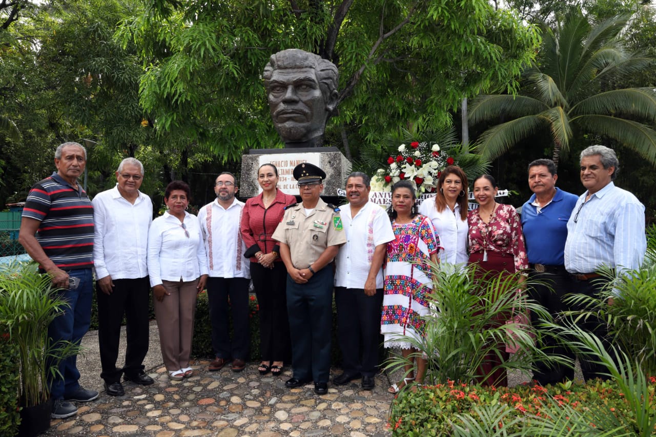 Conmemora gobierno de Acapulco aniversario del natalicio de Ignacio Manuel Altamirano