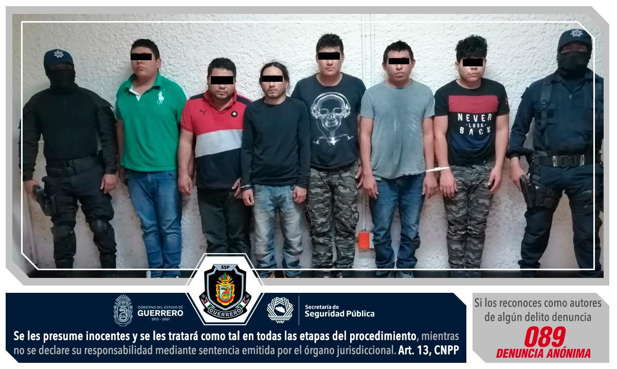 Capturan a 15 con arsenal en Tlapa y Cuajinicuilapa; liberan a secuestrado