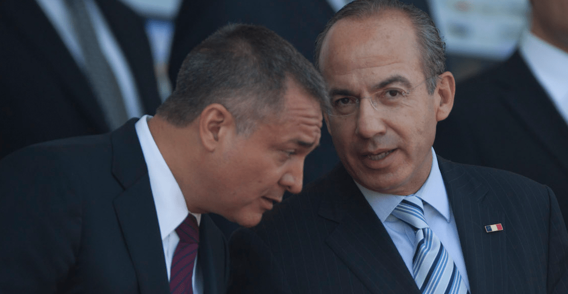 Felipe Calderón toma distancia de Genaro García Luna