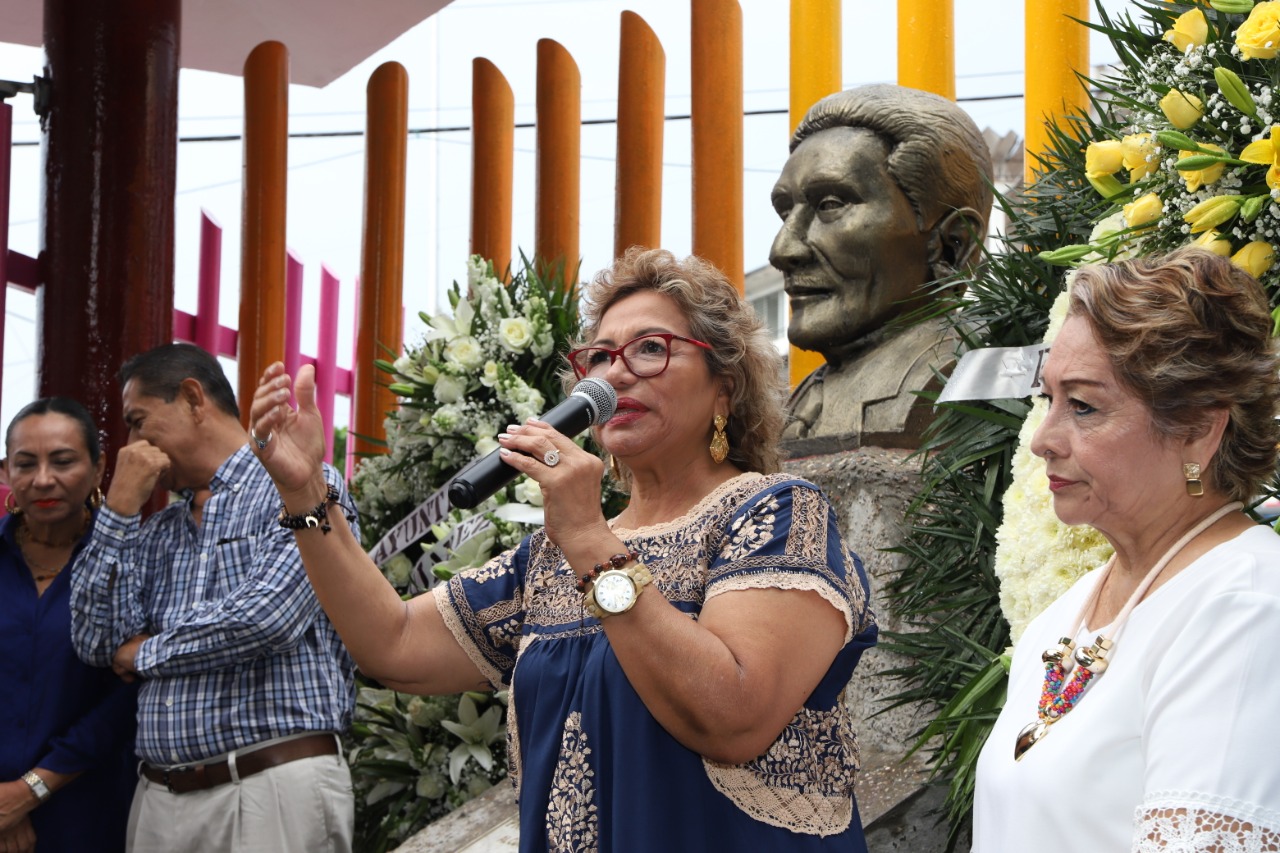 Encabeza Adela Román el 105 aniversario del natalicio de Nicolás Román Benítez, fundador de la colonia Progreso