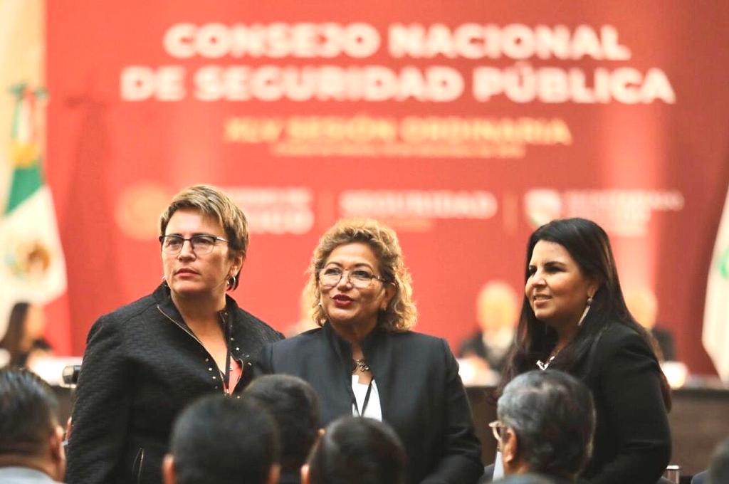 Asiste Adela Román a la XLV Sesión del Consejo Nacional de Seguridad Pública