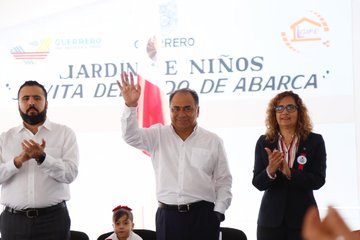 Más de 800 mdp en infraestructura educativa: Astudillo; inaugura jardín de niños en Chilpancingo